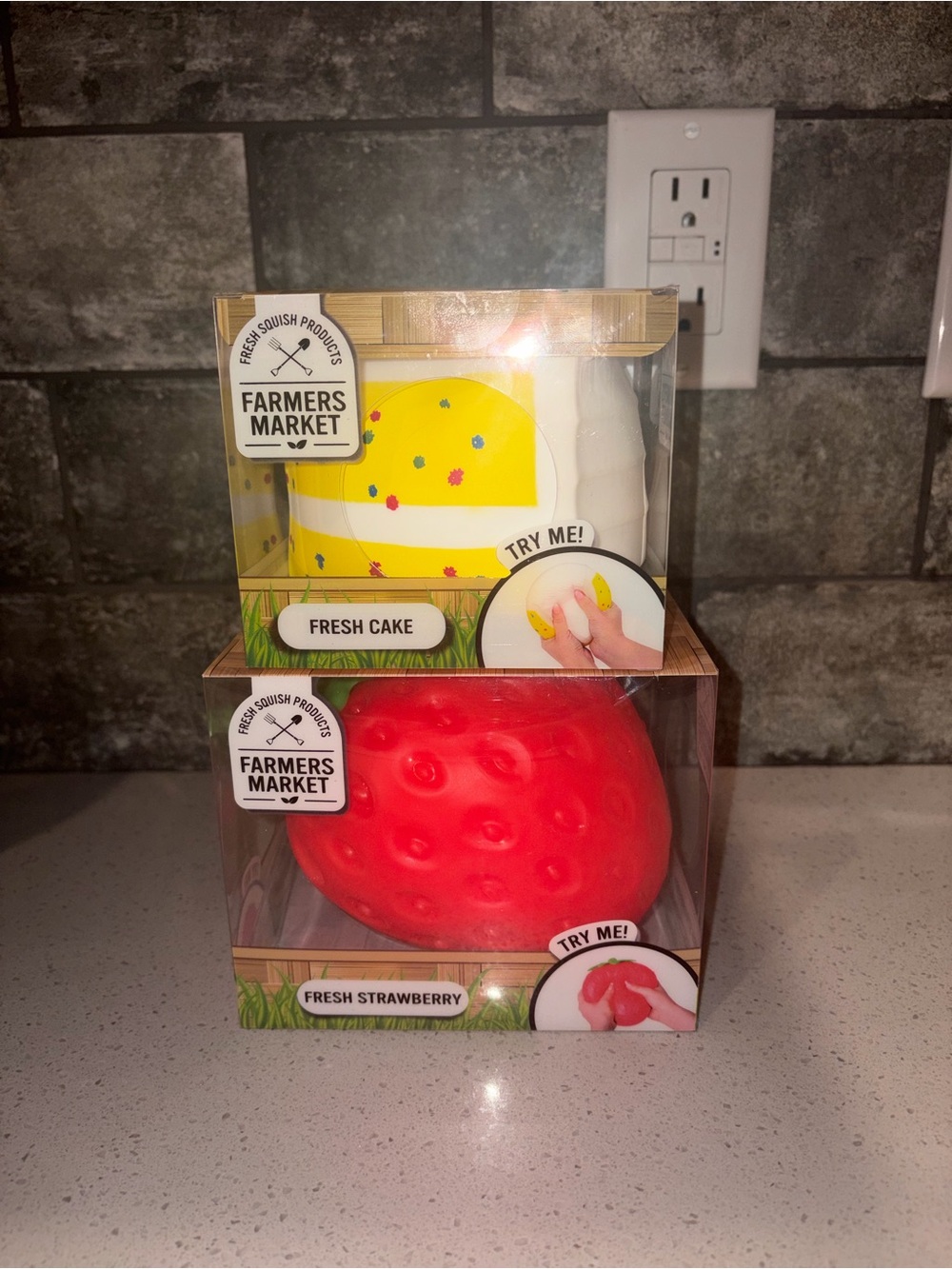 Fresh Strawberry & Fresh Cake Squishy Lot! NEW